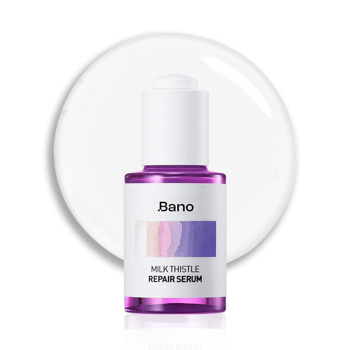 Bano front packaging showing bottle and label for clear product ID and benefit