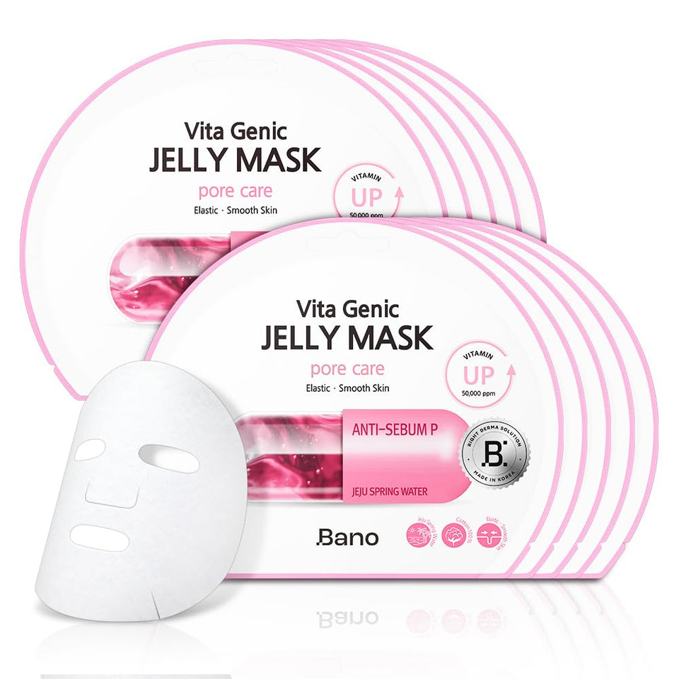 Bano front packaging showing ten sheet masks and product benefits