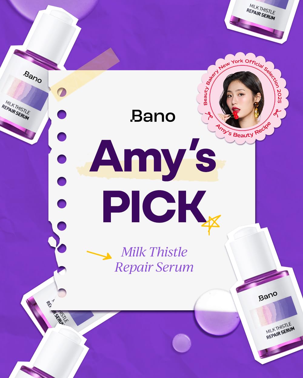 Bano milk thistle ingredient close-up highlighting botanical calming benefits