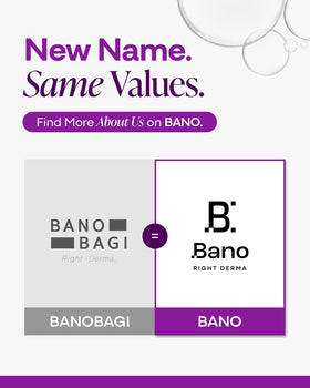 Bano pump dispensing serum illustrating easy, controlled application benefits