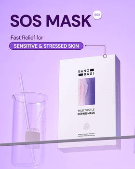 BANOBAGI essence pouring from pouch showing hydrating texture