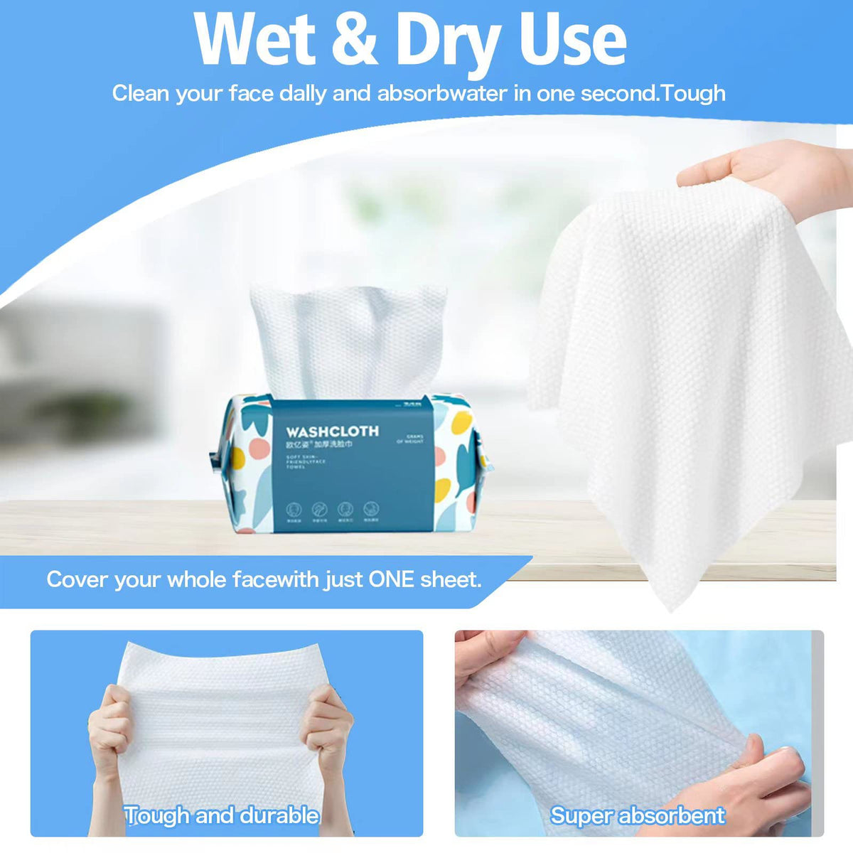 BanYakong pop-up dispensing a single sheet for quick, hygienic access