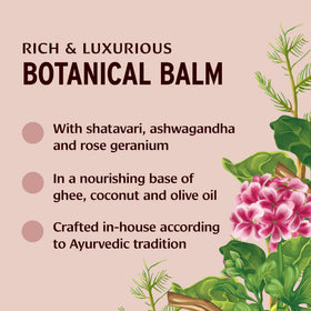 Banyan Botanicals jar next to coin showing 4 oz size and portability