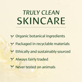 Banyan Botanicals bottle on bathroom vanity suggesting daily skincare ritual benefits