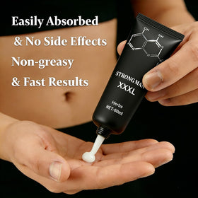 BAOMGET cream pump dispense detail showing precise dosing and mess-free use