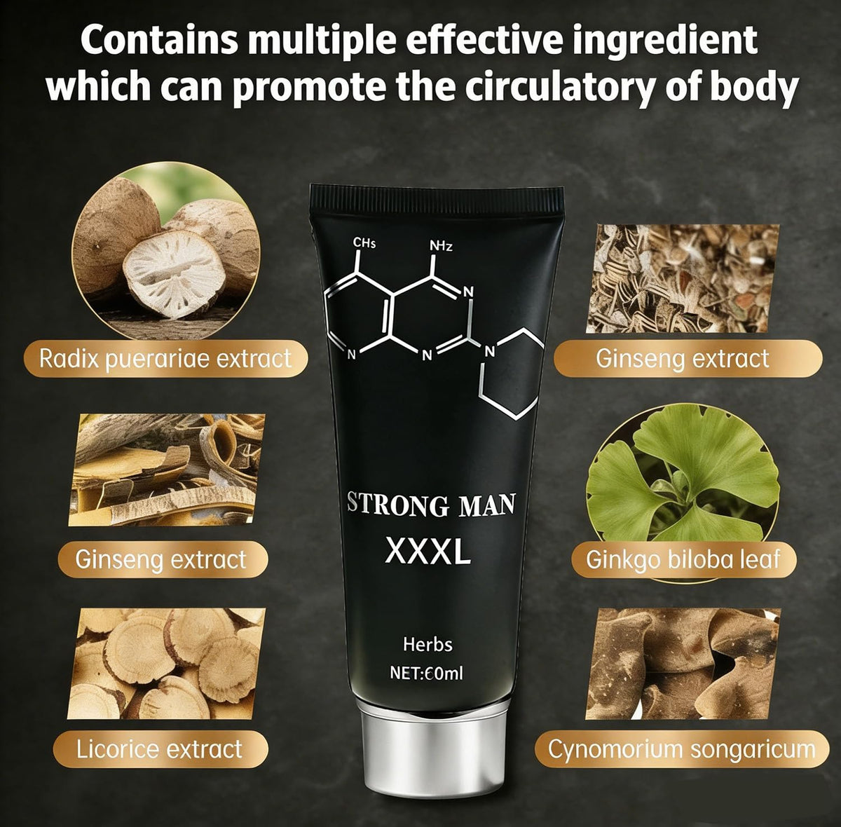 BAOMGET ingredient label closeup highlighting botanical extracts and safety