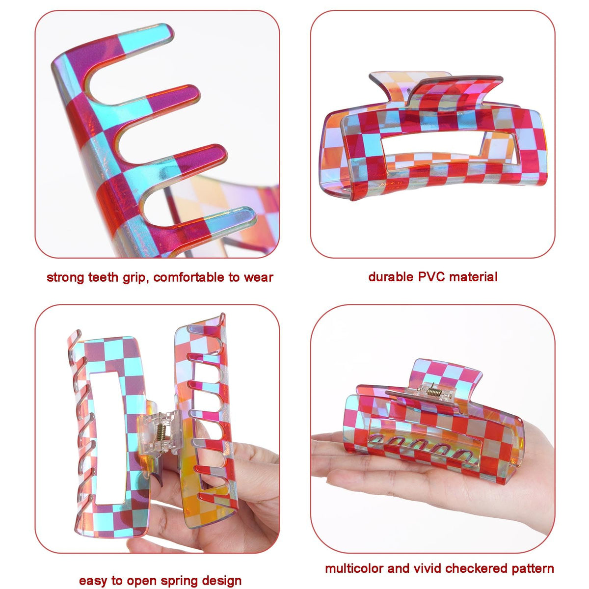 baotongle clip securing half-up hair demonstrating secure hold and neat style