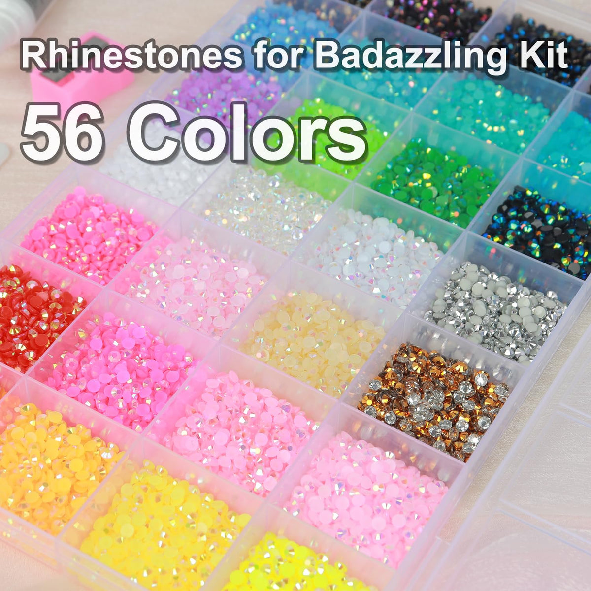 BAOYAALIN rhinestones applied on fabric demonstrating secure adhesion and decorative impact