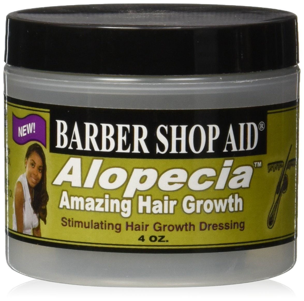 Barber Shop Aid bottle front packaging showing label and product benefits for clearer choice