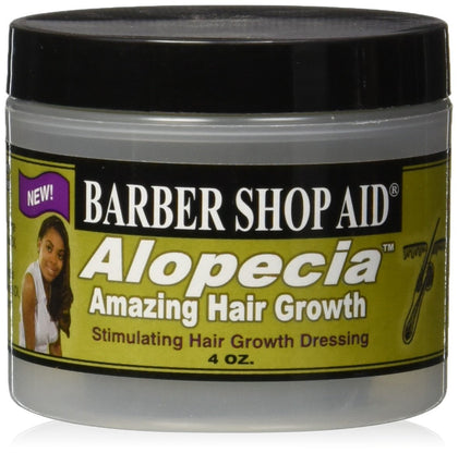 Barber Shop Aid bottle front packaging showing label and product benefits for clearer choice