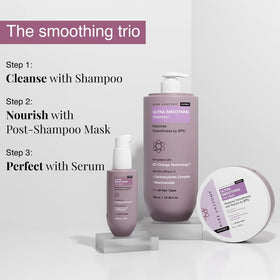 Bare Anatomy hair after wash showing smoother, frizz-reduced finish