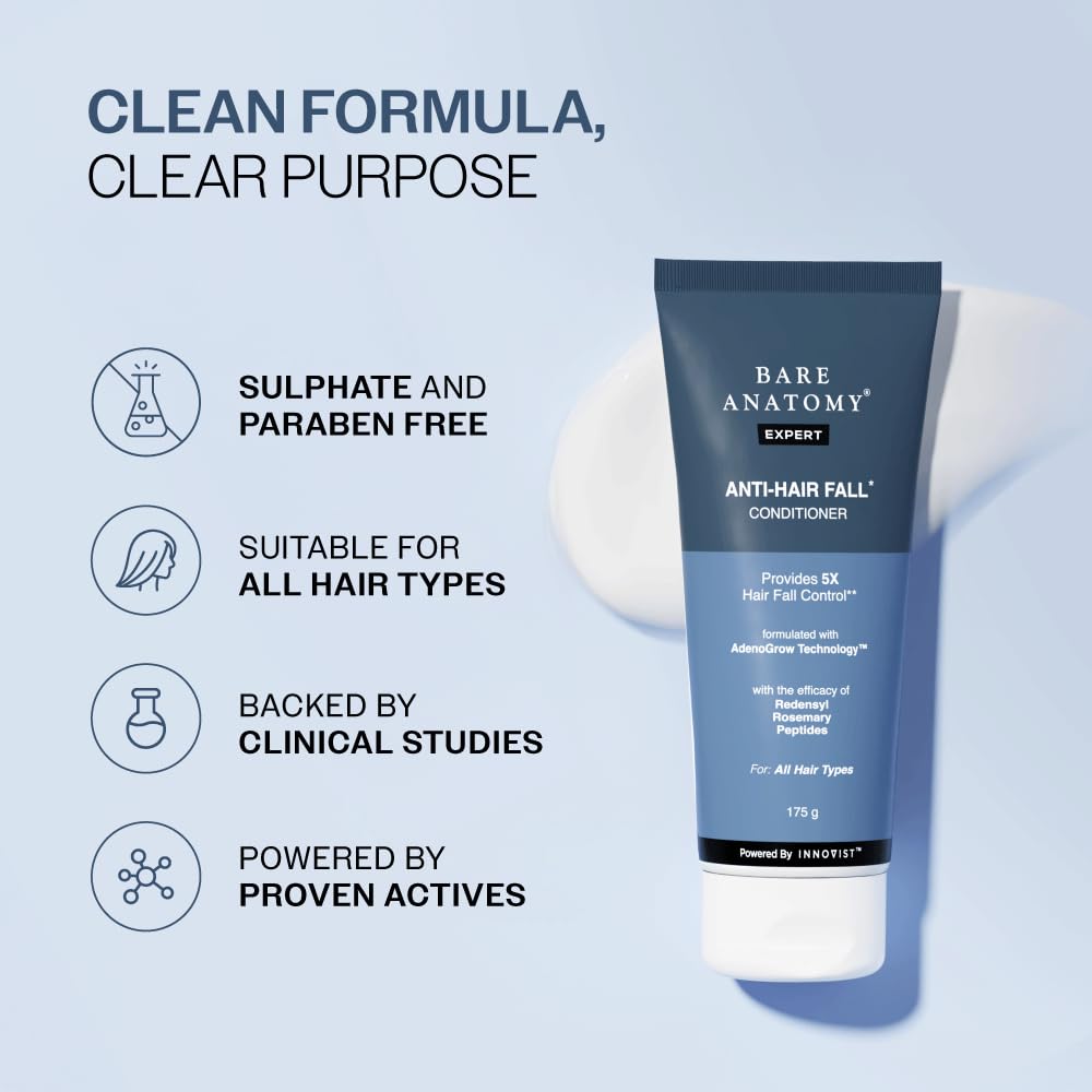 Bare Anatomy lifestyle bathroom shelf image showing product in routine and aesthetic benefit