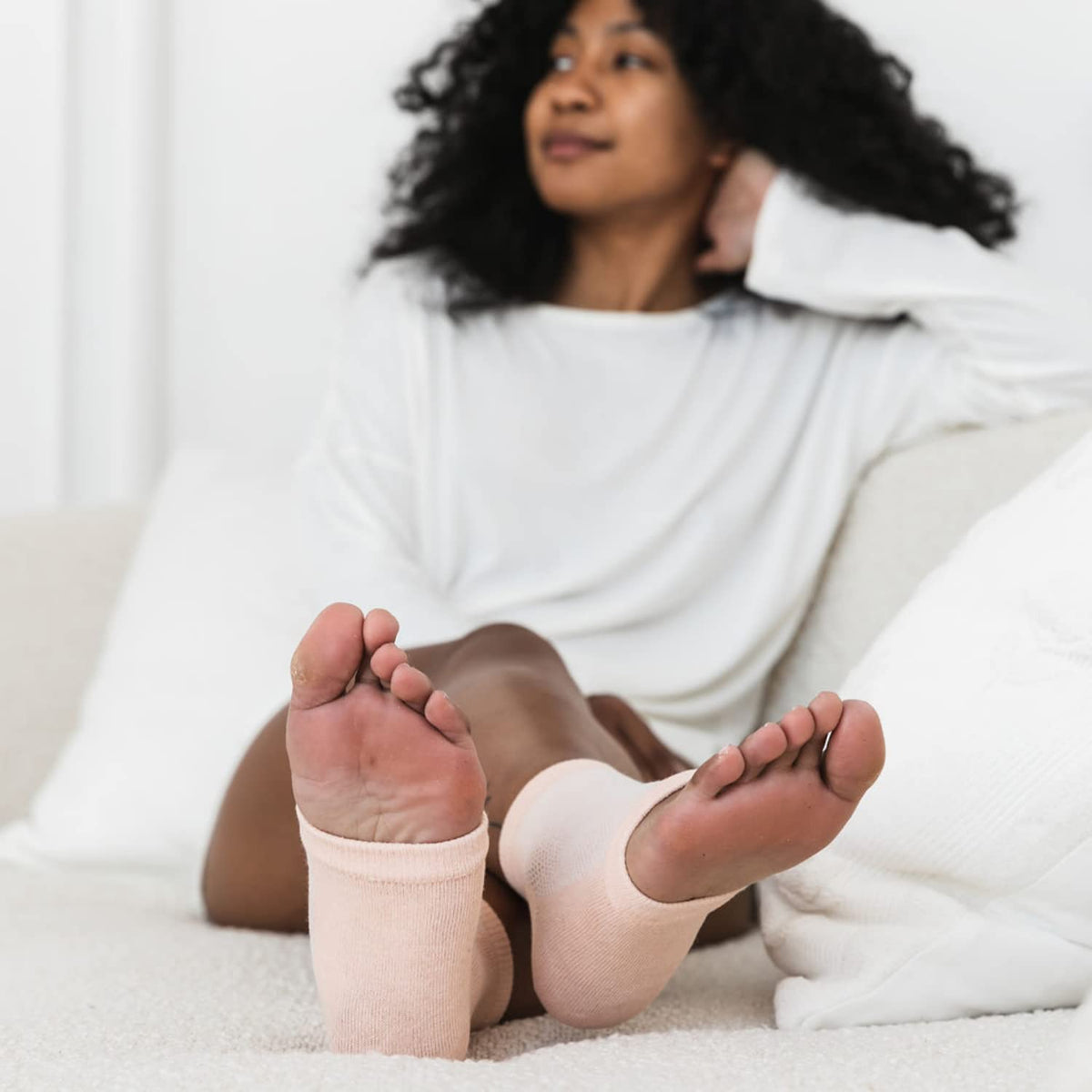 Bare August cotton-blend fabric texture offering breathable comfort