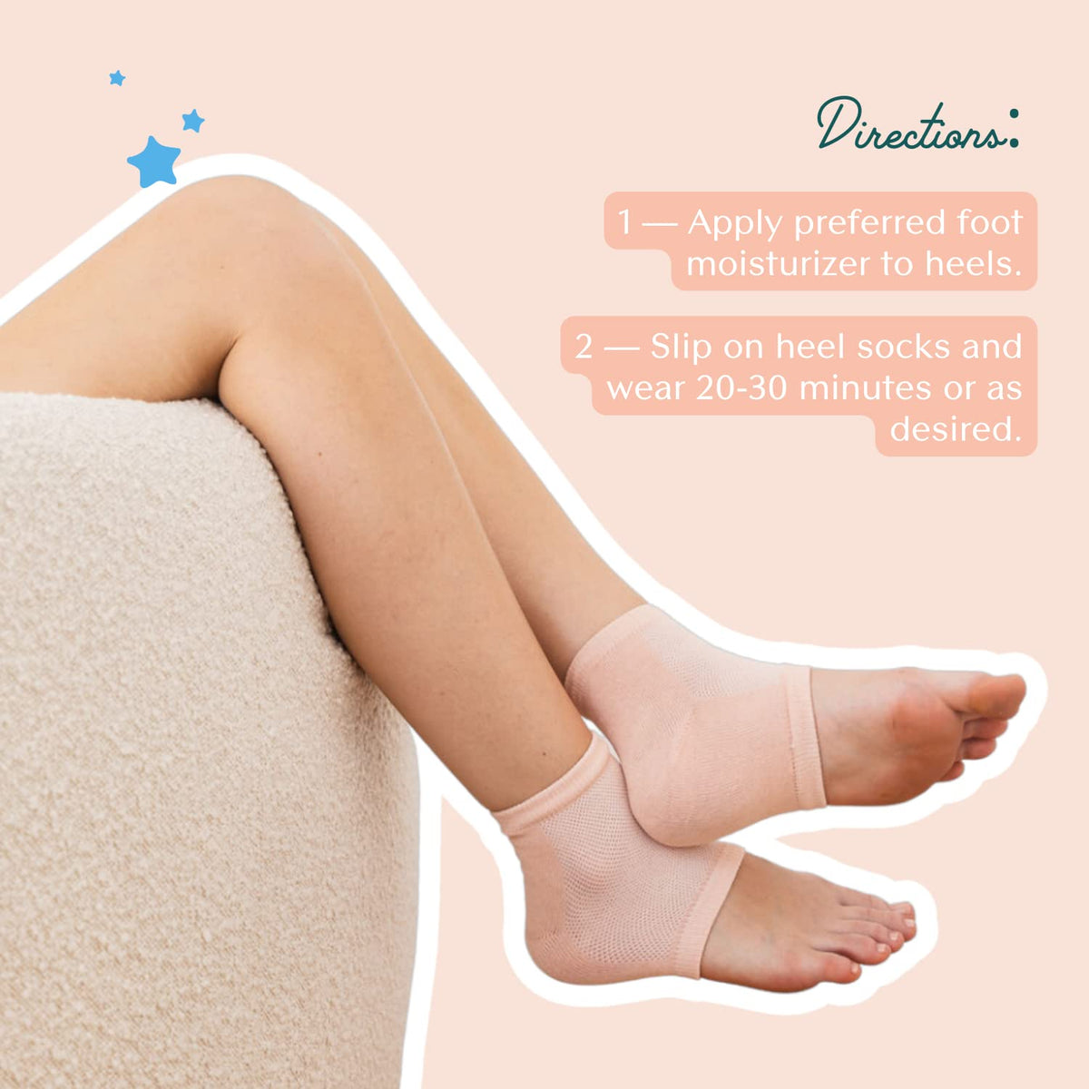 Bare August socks air-drying to show easy washable and reusable care