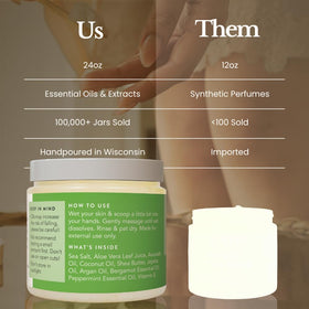 Bare Botanics application on skin illustrating exfoliation and smoothness