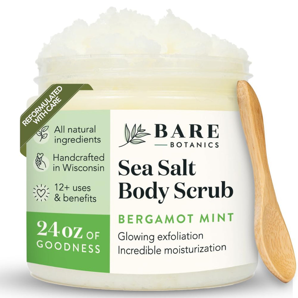 Bare Botanics front packaging jar showing size and clean design for gifting