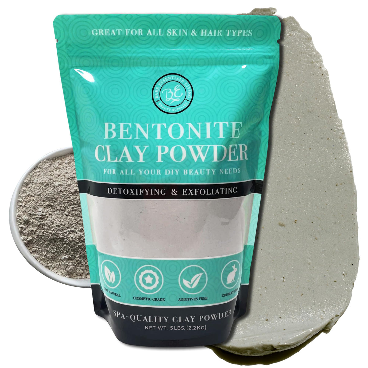 Bare Essentials Living front packaging showing 5lb bag and product name for value