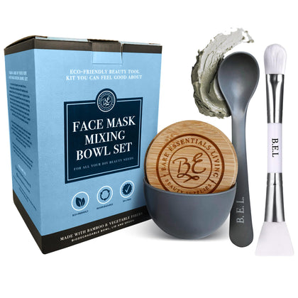 Bare Essentials Living front packaging showing eco-friendly gift kit