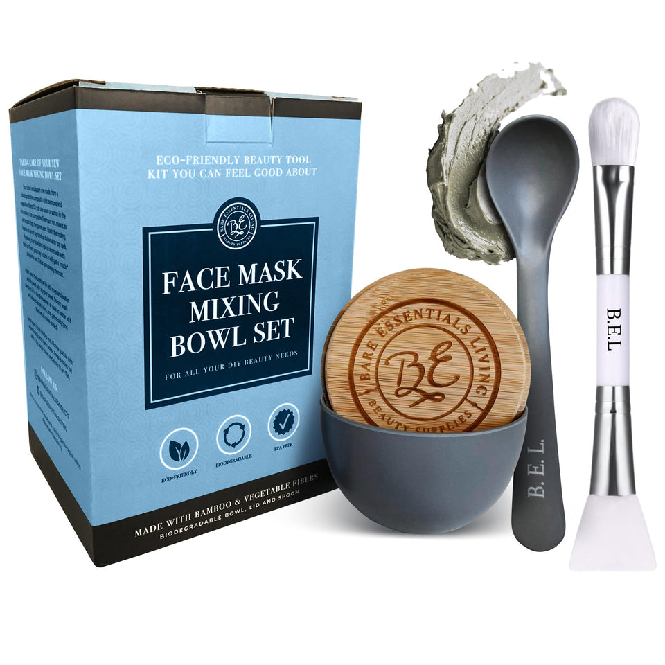 Bare Essentials Living front packaging showing eco-friendly gift kit