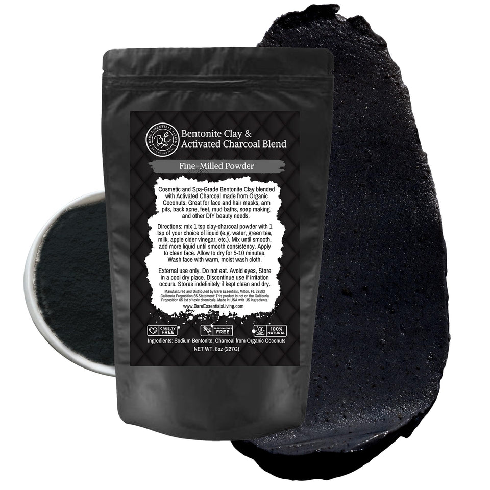 Bare Essentials Living front packaging showing product and benefits