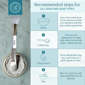 Bare Essentials Living applying a small underarm clay patch for targeted cleansing