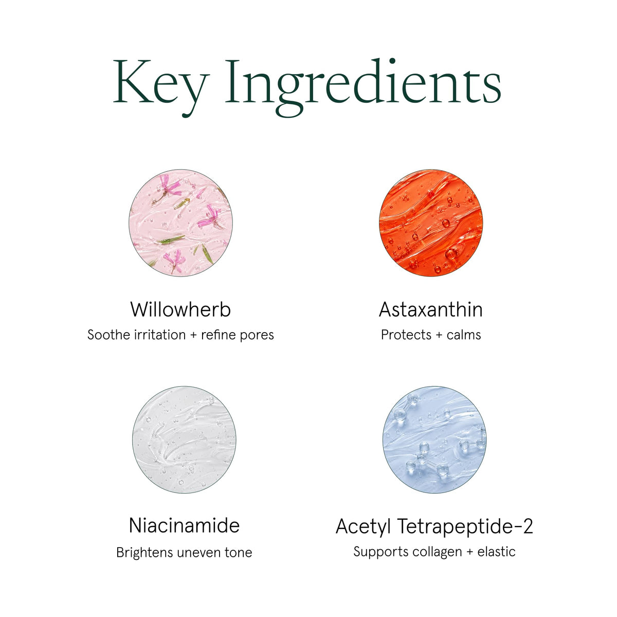 Barefaced lotion texture drop close-up showing lightweight moisturizing benefit