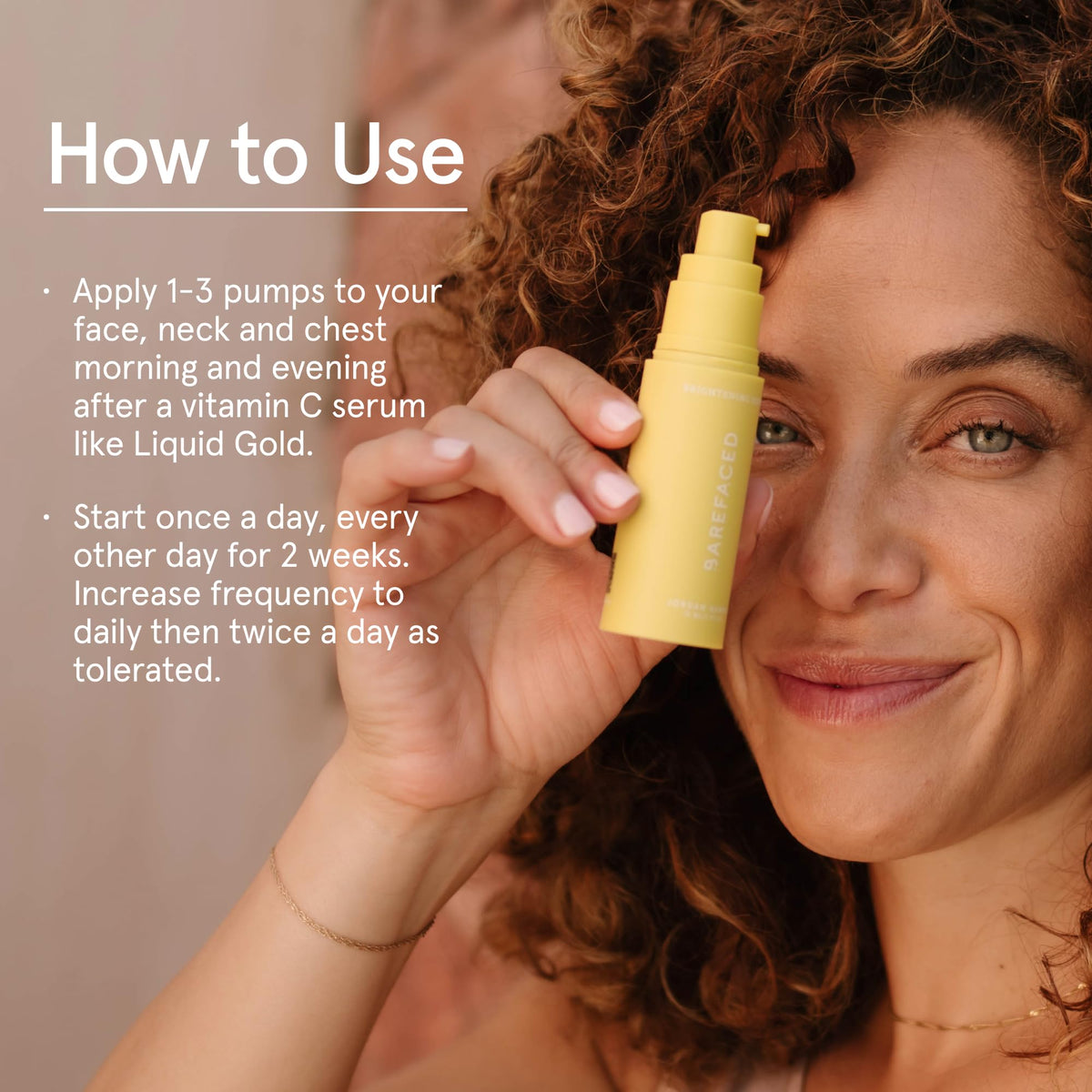 Barefaced ingredients label showing key actives and transparency benefit