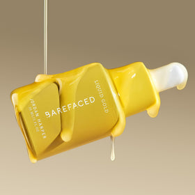 Barefaced Liquid Gold used in daytime routine with sunscreen showing protective layering benefit