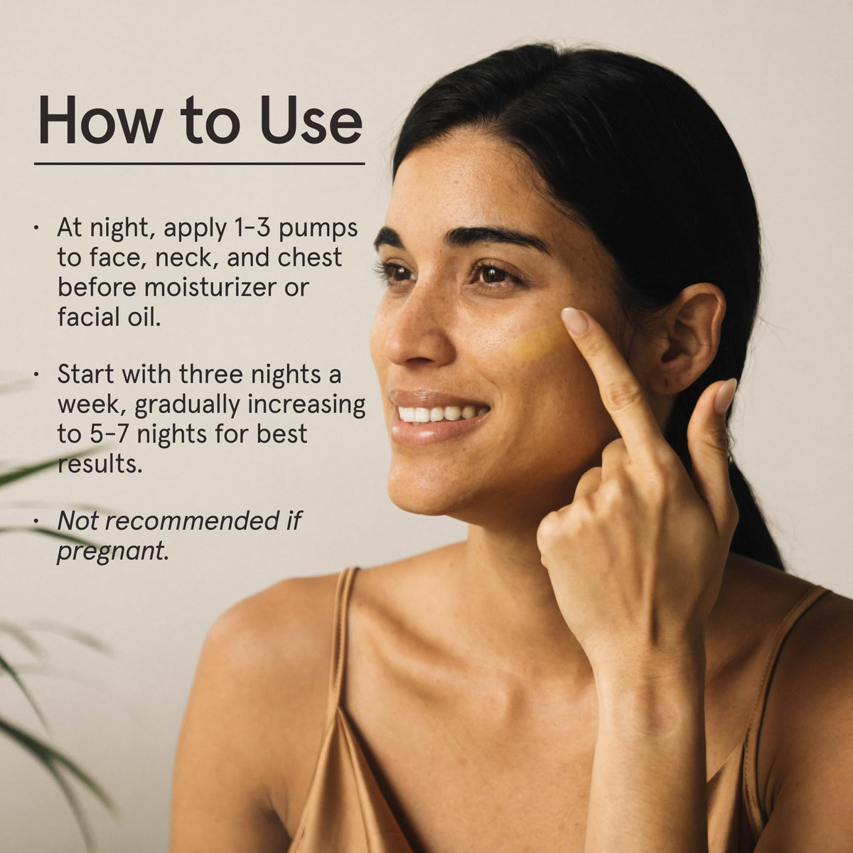 Barefaced closeup of key ingredients like bakuchiol and oils highlighting soothing benefit
