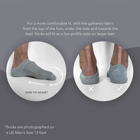Barefoot Scientist size and fit guide graphic for choosing socks