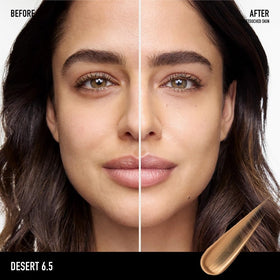 bareMinerals applying tint with fingertips for natural, even coverage