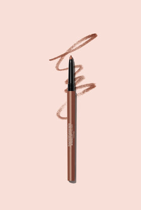 bareMinerals eyeliner applied to model eye demonstrating blendable smoky finish