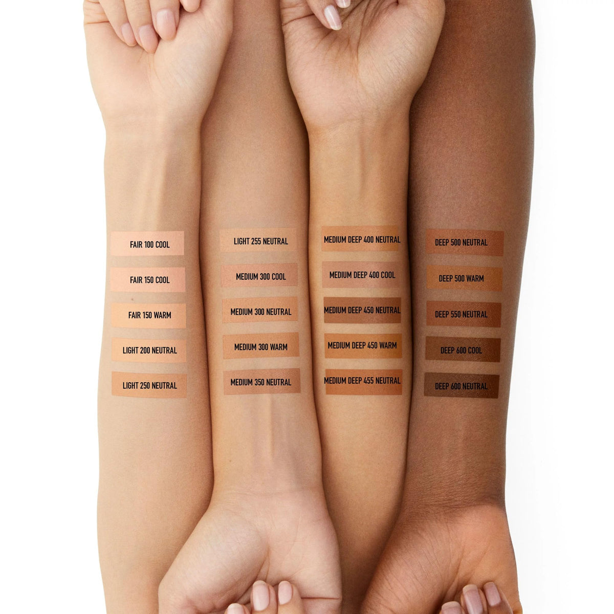 bareMinerals applied under eye showing concealed dark circles benefit
