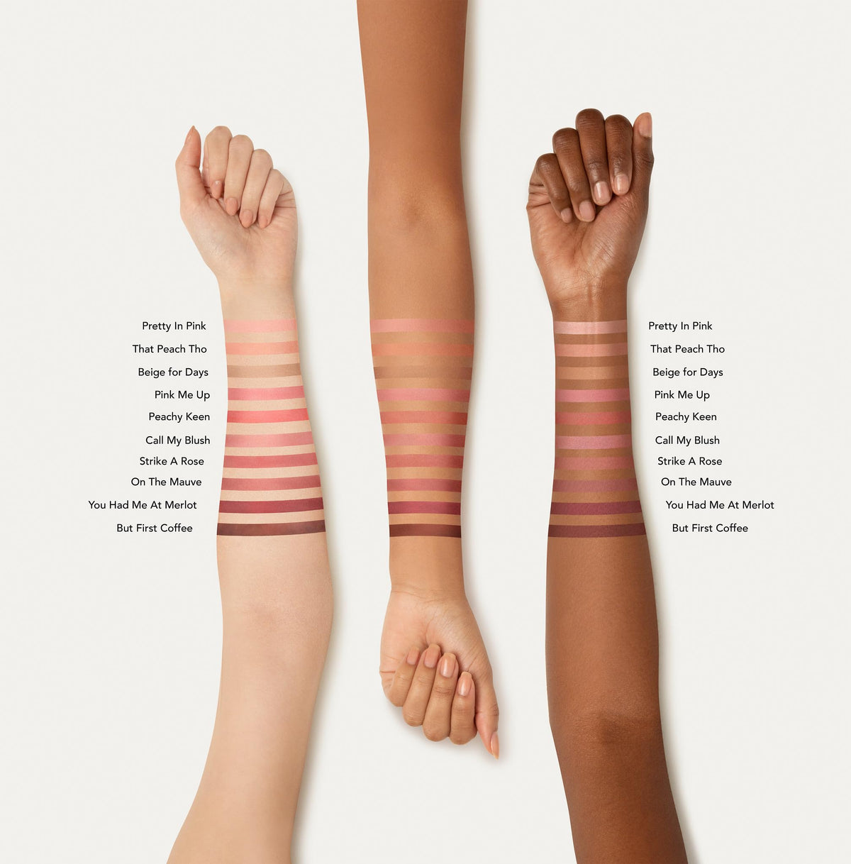 bareMinerals brush picking up product from pan demonstrating easy application and seamless blending