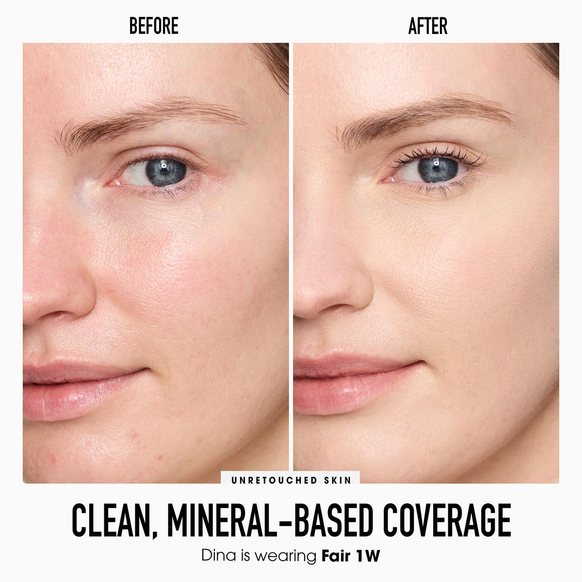 bareMinerals applicator wand close-up delivering precise, buildable coverage