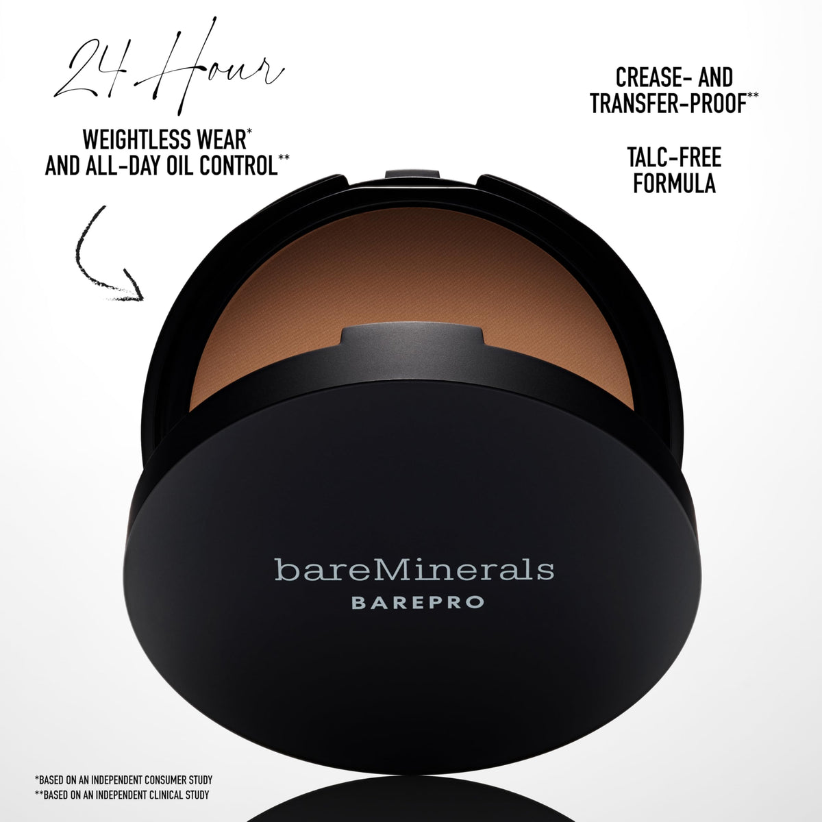 bareMinerals application sponge for precise, full-coverage touch-ups