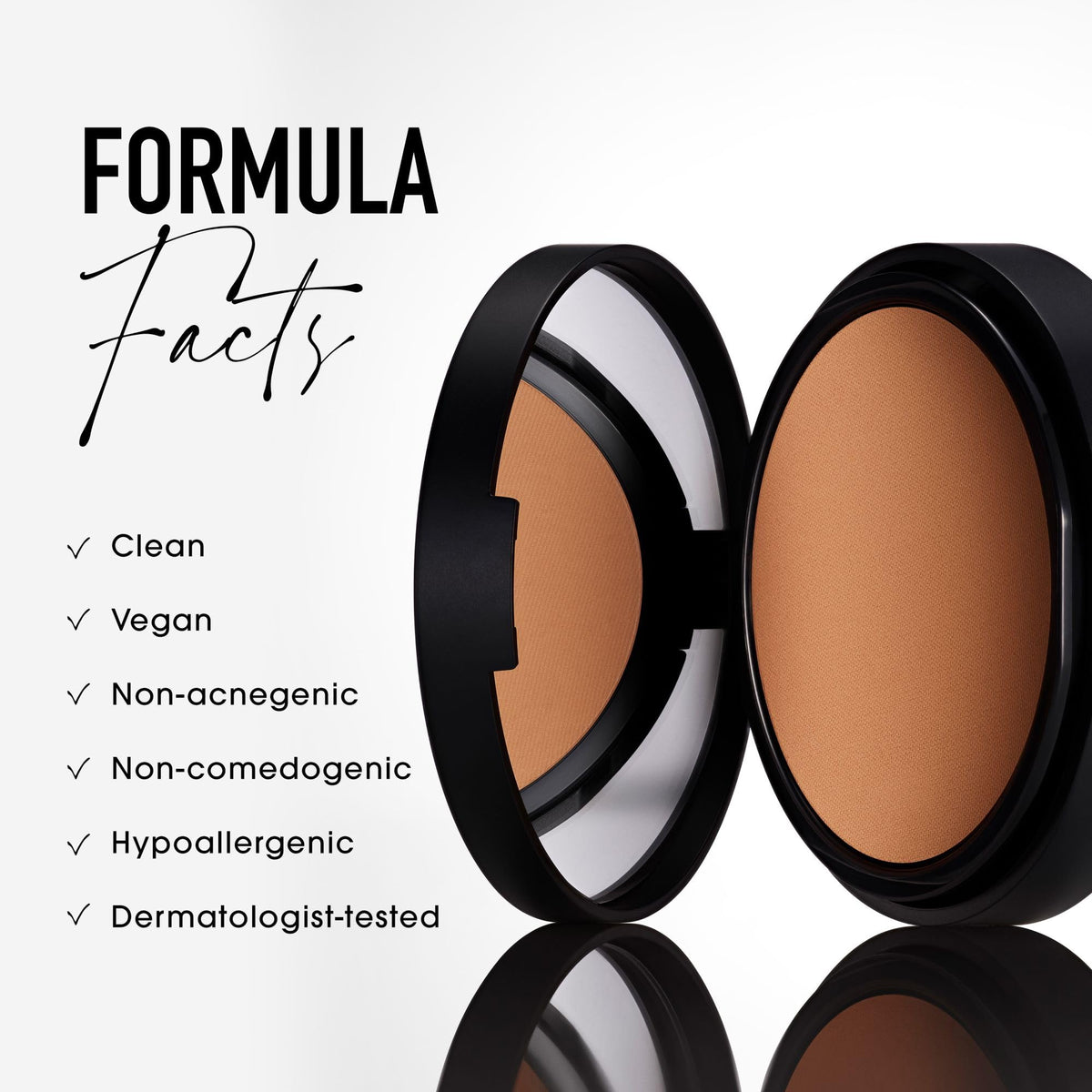bareMinerals wet versus dry application swatches illustrating coverage options