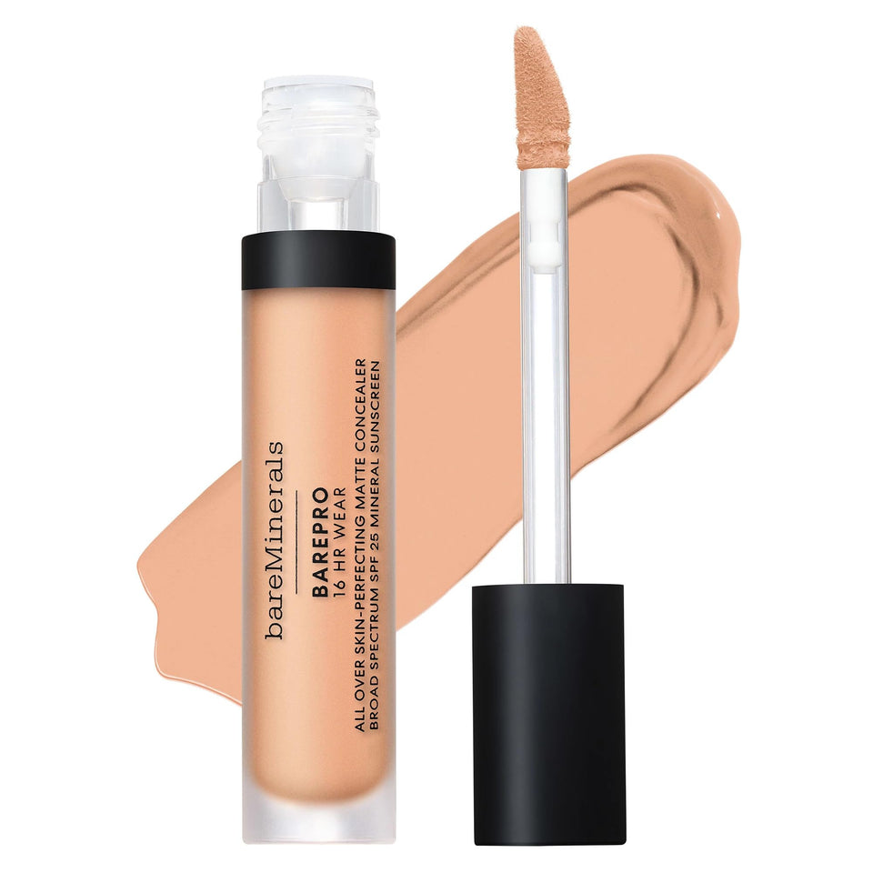 bareMinerals barePro front packaging shows clean product and SPF benefit