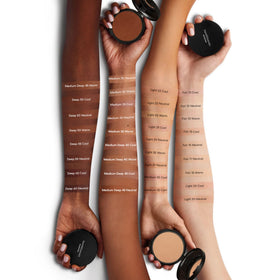 bareMinerals label close-up listing key ingredients and clean formulation