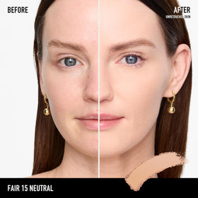 bareMinerals open compact pan view revealing full-coverage matte powder