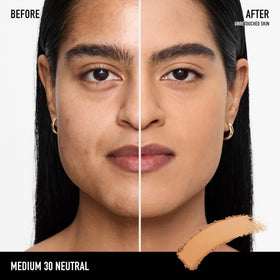 bareMinerals barePro open compact with application sponge for quick touch-ups and portability
