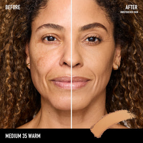 bareMinerals open compact with sponge included for seamless on-the-go application and precision