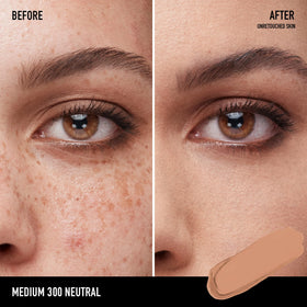bareMinerals BAREPRO open tube with applicator demonstrating easy precise application