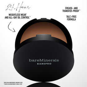 bareMinerals powder texture close-up highlighting smooth blendability advantage