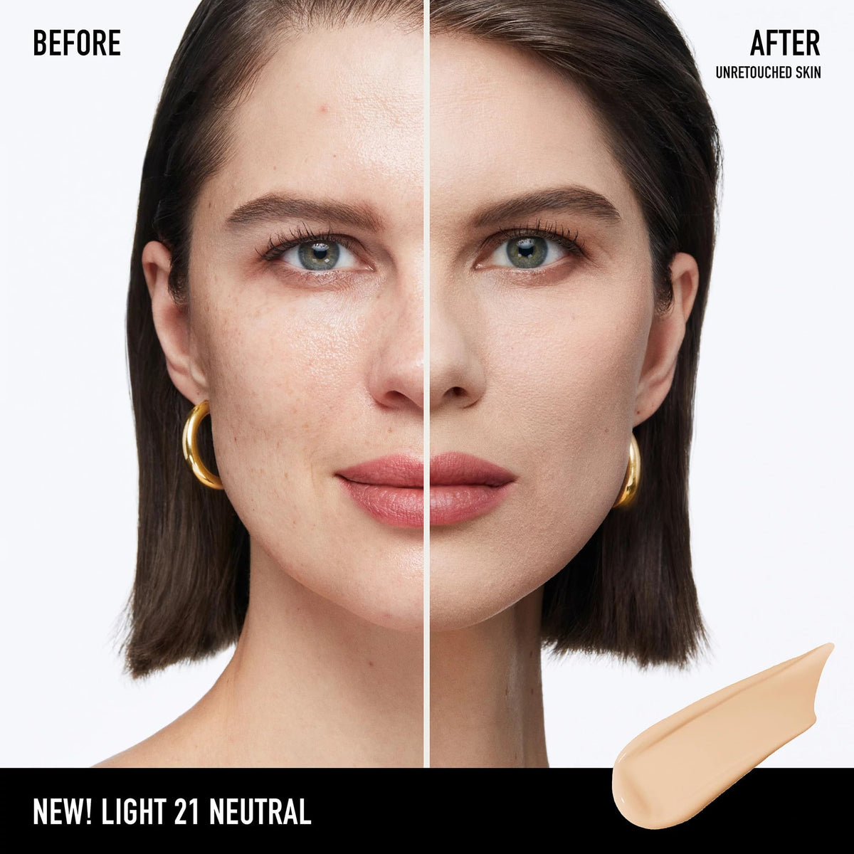 bareMinerals barepro shade swatches on arm demonstrating color match options