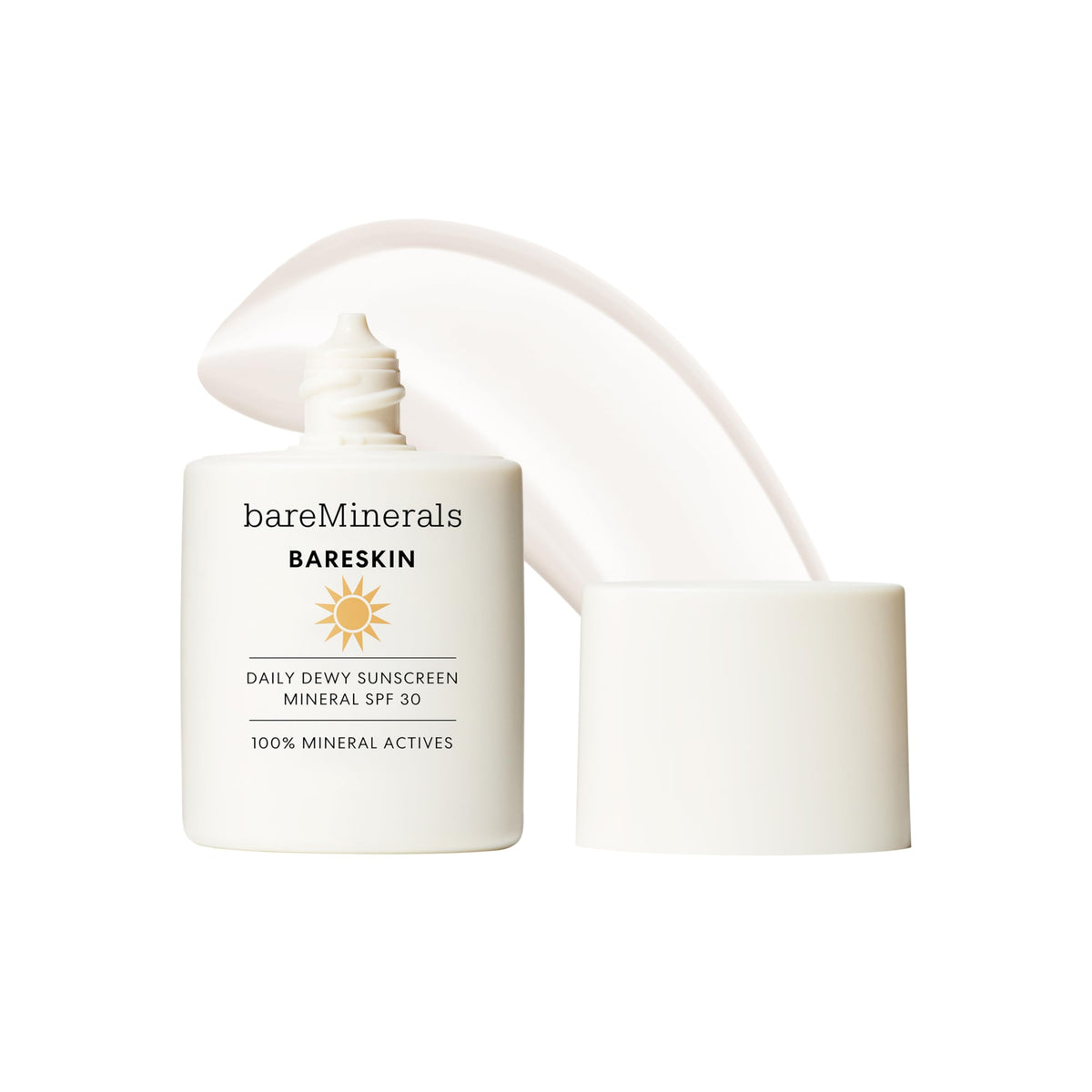 bareMinerals front packaging showing sleek bottle and SPF 30 protection