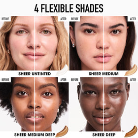 bareMinerals creamy texture close-up highlighting smooth, dewy finish