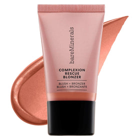 bareMinerals front packaging shows compact tube and shade name, quick product ID benefit