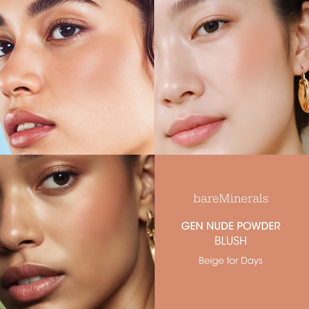 bareMinerals close-up of powder texture revealing silky finish for effortless blending