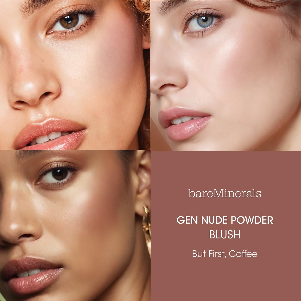 bareMinerals close-up texture shot showing silky powder and smooth blendability